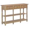 Console Table 110x30x76cm Engineered Wood Colour natural Quantity in Package 1 