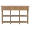 Elegant Engineered Wood Console Table | 110x30x76cm