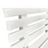 Durable White Plastic Garden Bench - 145.5 cm | HipoMarket