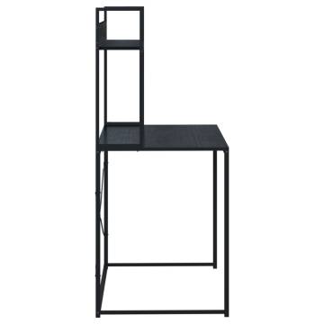 Stylish Black Computer Desk - 110x60x138 cm | HipoMarket