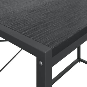 Stylish Black Computer Desk - 110x60x138 cm | HipoMarket