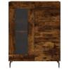 Stylish Highboard Smoked Oak | 69.5x34x180 cm | Hipomarket