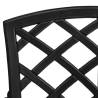 Garden Chairs Set - 2 pcs Cast Aluminium Black | HipoMarket