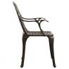 Bronze Cast Aluminium Garden Chairs - 2 Pc Set | HipoMarket