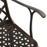 Bronze Cast Aluminium Garden Chairs - 2 Pc Set | HipoMarket