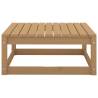 Garden Footstool - Honey Brown Solid Wood Pine | HipoMarket