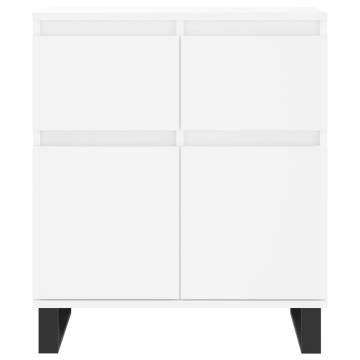 Stylish White Sideboard - 60x35x70 cm Engineered Wood