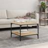 Coffee Table Sonoma Oak 55x55x40 cm Engineered Wood Colour sonoma oak Size 55 x 55 x 40 cm Quantity in Package 1 