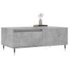 Elegant Concrete Grey Coffee Table - 90x50 cm | Hipo Market