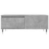 Elegant Concrete Grey Coffee Table - 90x50 cm | Hipo Market