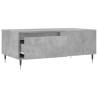 Elegant Concrete Grey Coffee Table - 90x50 cm | Hipo Market