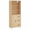 Stylish Highboard Sonoma Oak - Elegant Storage Solution