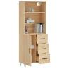 Stylish Highboard Sonoma Oak - Elegant Storage Solution