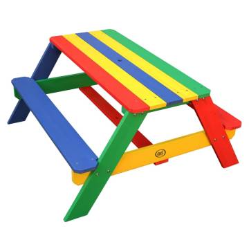 AXI Rainbow Children Picnic Table with Umbrella - Hipomarket