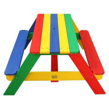 AXI Rainbow Children Picnic Table with Umbrella - Hipomarket