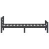 Dark Grey Pinewood Bed Frame 100x200 cm - Stylish & Sturdy