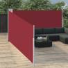 Retractable Side Awning Red 140x1000 cm - Stylish Privacy Screen