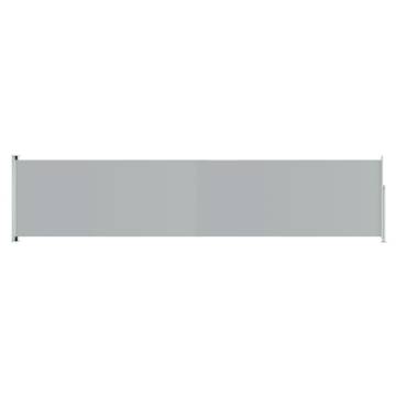 Patio Retractable Side Awning 140x600 cm Grey | HipoMarket