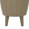 3-in-1 Ice Cooler Table - Light Brown Polypropylene