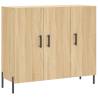 Sonoma Oak Sideboard - Modern Engineered Wood Storage Unit