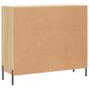 Sonoma Oak Sideboard - Modern Engineered Wood Storage Unit