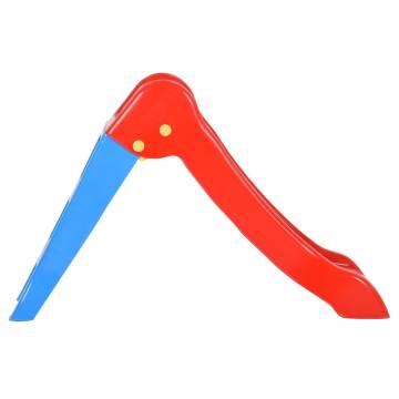 Foldable Kids Slide - 111 cm Multicolour Fun & Fitness