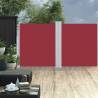 Retractable Side Awning Red 140x600 cm Colour red Size 140 x 600 cm Quantity in Package 1 