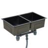 Handmade Black Stainless Steel Kitchen Sink - Premium Quality