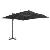 Cantilever Umbrella with Aluminium Pole 300x300 cm Anthracite Colour anthracite Size 300 x 300 cm Quantity in Package 1 Model 8 aluminium ribs 