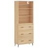 Stylish Highboard Sonoma Oak - Durable & Elegant Storage