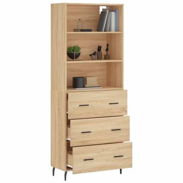 Stylish Highboard Sonoma Oak - Durable & Elegant Storage