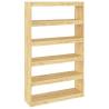 Solid Pinewood Book Cabinet & Room Divider | HipoMarket