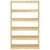 Solid Pinewood Book Cabinet & Room Divider | HipoMarket