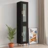 Hanging Wall Cabinet Black - 34.5x34x90 cm | HipoMarket UK