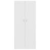 Stylish White Book Cabinet - 82.5x30.5x185.5 cm