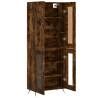 Elegant Highboard Smoked Oak - Ample Storage & Stylish Design