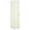 Plastic Cabinet 40x43x164 cm Wood Design Vanilla Ice Colour cream Size 40 x 43 x 164 cm Quantity in Package 1 Number of 