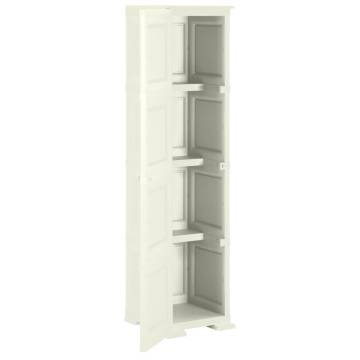 Plastic Cabinet 40x43x164 cm - Wood Design Vanilla Ice