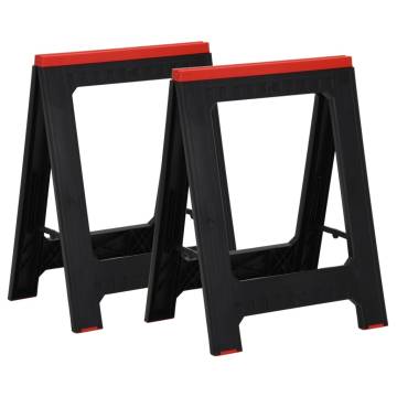 Foldable Work Trestles - Sturdy, Portable & Durable | HipoMarket