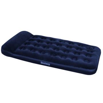 Bestway Inflatable Flocked Airbed with Foot Pump - 188 x 99 cm