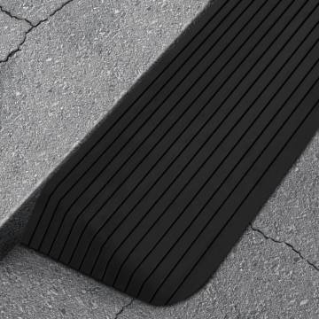 Threshold Ramp 110x41x5 cm Rubber | Hipomarket UK