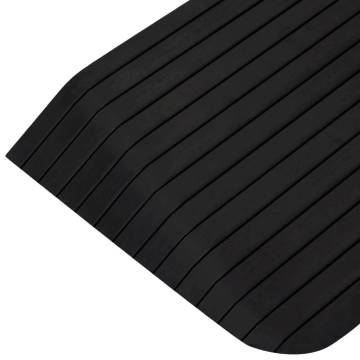 Threshold Ramp 110x41x5 cm Rubber | Hipomarket UK