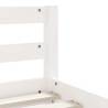 Kids Bed Frame with Drawers - White Solid Pine 80x200 cm