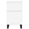 Stylish White Sideboard | 40x35x70 cm Engineered Wood