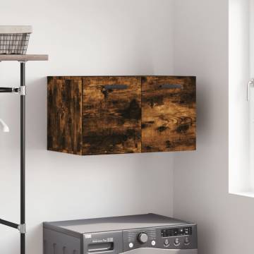 Wall Cabinet Smoked Oak - Stylish Storage Solution | HipoMarket