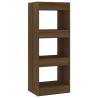 Book Cabinet & Room Divider - Brown Oak - 40x30x103 cm