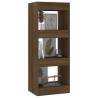 Book Cabinet & Room Divider - Brown Oak - 40x30x103 cm