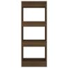 Book Cabinet & Room Divider - Brown Oak - 40x30x103 cm