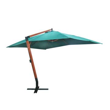 Floating Parasol Melia 300 x 400 cm Green - Elegant Sun Protection