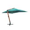 Floating Parasol Melia 300 x 400 cm Green Colour green 